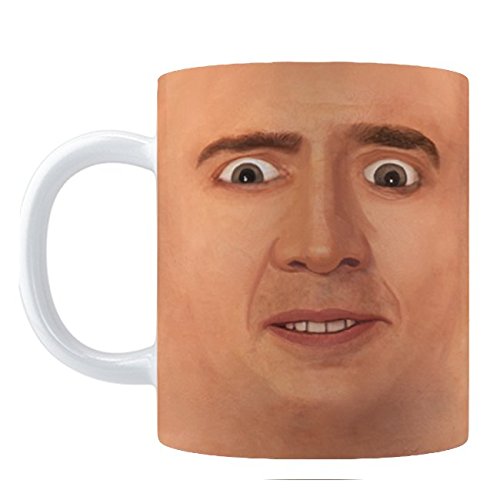 Nick Cage's Mug on a Mug (11oz)